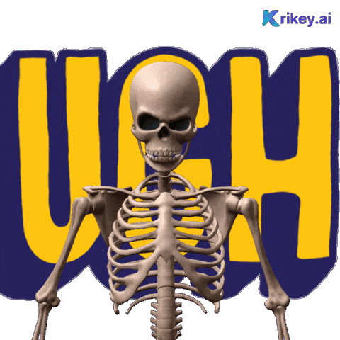 No Thank You Ugh Sticker by Krikey AI