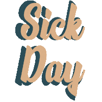 Sick Day Sticker by Lost Lily