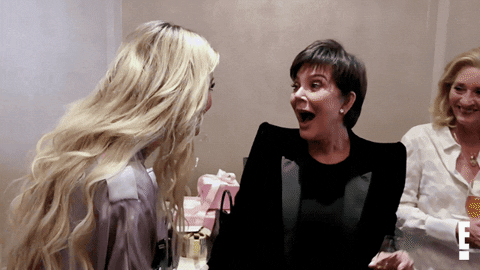 Excited Keeping Up With The Kardashians GIF by E!