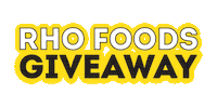 RhoFoods giveaway snacks rho foods Sticker