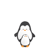 Penguin Love Sticker by CARE Kita App