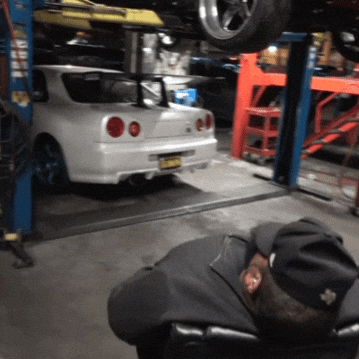 Get Up Nissan GIF