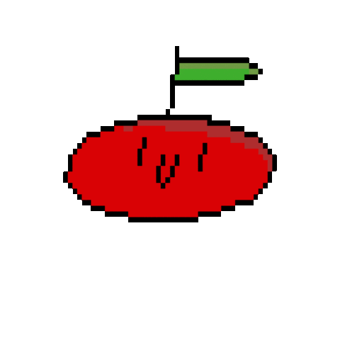_srelemorele pixelart cherry tomato srelemorele Sticker
