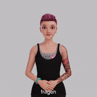 Avatar Fragen GIF by Sign Time - SiMAX