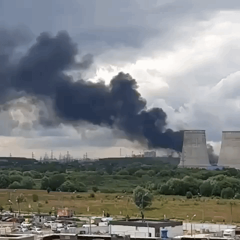 Fire Breaks Out at Thermal Power Plant in Moscow