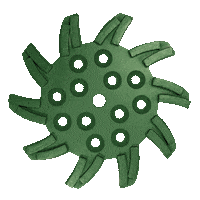 Work Grinding Sticker by KERN-DEUDIAM Diamantwerkzeuge und Maschinen GmbH