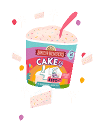 BirchBenders keto birthday cake birthdaycake keto food Sticker