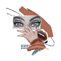 nataliakodi scream now screaming call Sticker