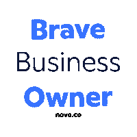 NovoPlatformInc business small business novo small business brave Sticker