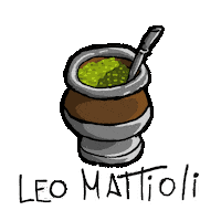 elbachee mate elbachee mattioli leomattioli Sticker