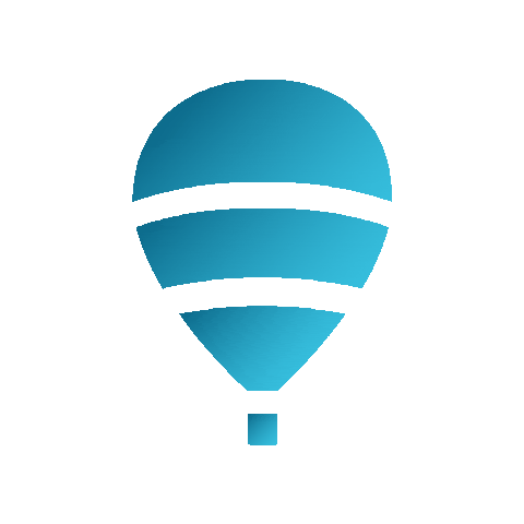 Poatek giphygifmaker blue balloon academy Sticker