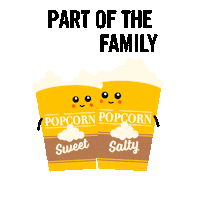 Family Popcorn Sticker by Pathé