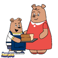 Happy Mother Sticker by Meme World of Max Bear