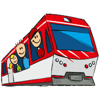 Travel Train Sticker by Matterhorngotthardbahn