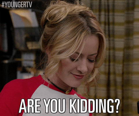 are you kidding tv land GIF by YoungerTV