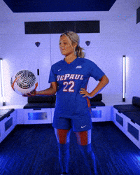 Womens Soccer GIF by DePaul Athletics