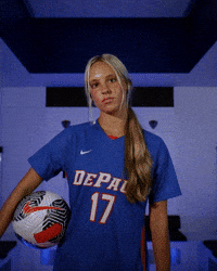 Womens Soccer GIF by DePaul Blue Demons