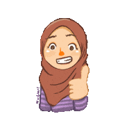 Happy Cute Girl Sticker