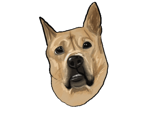 Dog Love Sticker