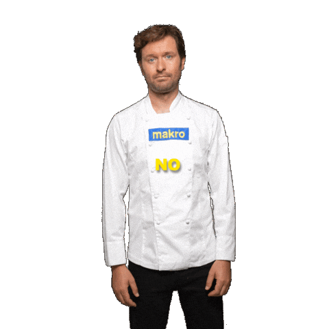 No Way Chef Sticker by Makro España