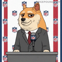 Scheming Press Conference GIF by Doge Pound