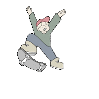 Illustration Wow Sticker by Randy Curth