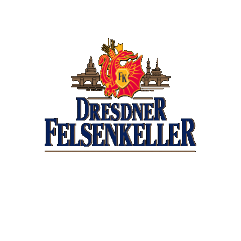 Drache Sticker by Feldschlößchen Dresden