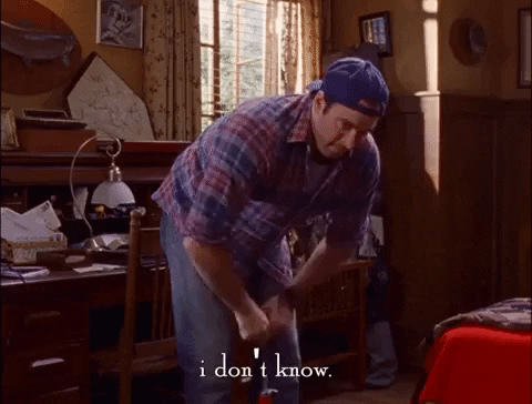 i dont know season 2 GIF by Gilmore Girls 