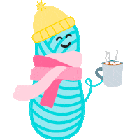 Hot Chocolate Christmas Sticker by Hobbii