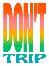 Rainbow Text Sticker by Free & Easy
