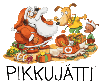 Joulu Joulupukki Sticker by Pikkujätti lasten ja nuorten lääkäriasema