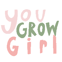 Girl Grow Sticker by PLANTETHICS