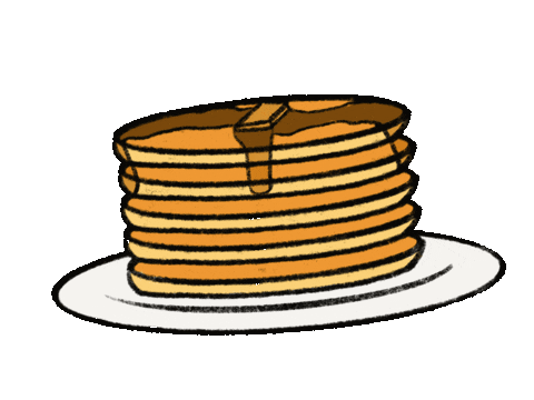 sallychandraa giphyupload food breakfast pancakes Sticker