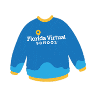 Sweater Online Learning Sticker by Florida Virtual School