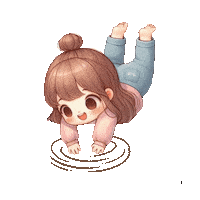 Girl Sticker
