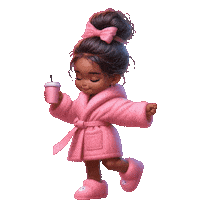 Girl Cafezinho Sticker