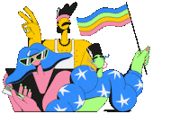 Rainbow Love Sticker by Wix