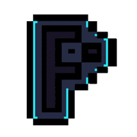 Neon Alphabet Sticker