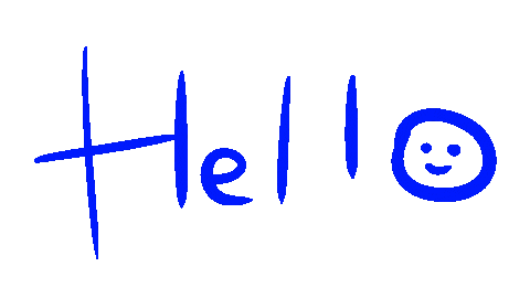 ハロー Hello Sticker