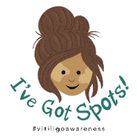 Ivegotspotsbook girl face hand hands Sticker