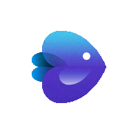 Thug Life Fish Sticker by invideo