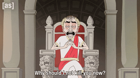 Kill You Italy GIF by Adult Swim