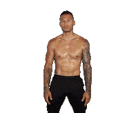 Fitness Flexing Sticker by Michael Vazquez