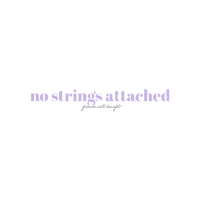 fwbtalent lavender lilac friends with benefits no strings attached Sticker