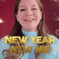 Happy New Year Smile GIF by Lillee Jean Trueman