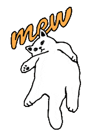Meow Sticker by bauschlomb_korea