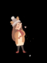 alexandra_vodyanova_artist winter artist glitter winter time GIF