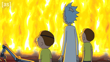 Staring Rick And Morty GIF by Adult Swim