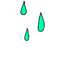 cry dripping Sticker