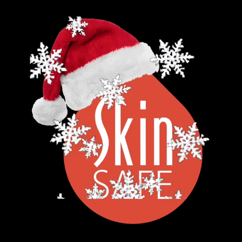 Christmas Snow GIF by SkinSAFE